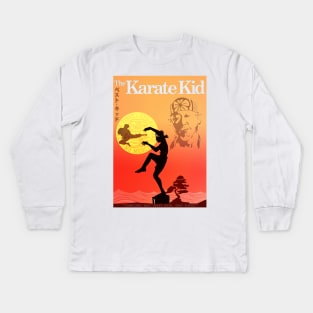 The karate kid minimal art poster Kids Long Sleeve T-Shirt